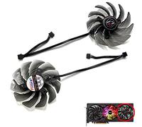 NUHFUFA Ventilador de refrigeración para tarjeta gráfica ASROCK RX6600XT 6650XT 8GB Phantom Gaming D, accesorios de tarjeta gráfica (ventilador derecho)