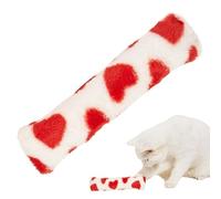 Nuhjytgf Cat Pillow Plush, Almohada de Juguete de Gato,Juguetes de Lujo de Gato de Estilo Amor | Juego Estimulante, Juego de Ejercicios de Gatito Interior, enriquecimiento de Gatitos con Papel de