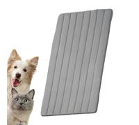 Nuhjytgf Dog Cooling Mat, Small Dog Chill Mat, Soft Cooling Blanket, Washable and Reusable Fabric, Non Slip Bottom, 91x58x2cm for Home, Crate, Car, or Outdoor Use, Summer Days