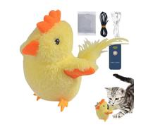 Nuhjytgf Flapping Wings Bird Catnip Toys, Interactive Flying Flapping Bird with Catnip, Realistic Feather Cat Toy, Soft Cozy Kitten Toy, Cat Bird Chases Toy, Catnip Flapping Bird Toy For Indoor Cats