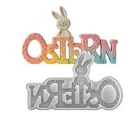 Nuhjytgf Molde de Silicona de Conejo,Molde de Letras en Inglés para Pascua - De Silicona Con Forma De Conejo | Para Arcilla, Decoración De Hogar, Fiestas De Primavera, Cumpleaños Y Estanterías