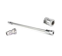 NUHUi Barra de extensión de sierra eléctrica de 24,5 cm para accesorios de máquina alternante premium, conector rápido Vac-U-Lock, 30 cm de longitud total