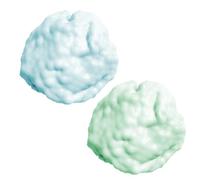 Nuiorfty Bolas de estrés para niños 2 Bolas de estrés de UVA moldeables de aplastamiento Suaves de 2 4 Pulgadas Juguetes para apretar en Alivio para Regalos de Fiesta Azul Claro y Verde