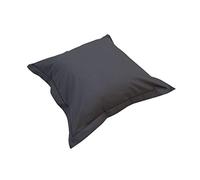 Nuit De France 331216 - Funda de Almohada de algodón percal de 80 Hilos con volados y Recubrimiento, Color Gris, 100% algodón, Gris, 50/75