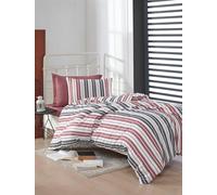 Nuit Des Rêves Juego de Funda nórdica para Cama Individual (135 x 200 cm), 70% algodón, 30% poliéster, Lavable a máquina, Cierre de botón, Incluye Funda de Almohada de 80 x 80 cm, Ropa de Cama