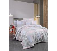 Nuit Des Rêves Juego de Fundas de edredón XXL (155 x 220 cm), 65% algodón/35% poliéster, Lavable a máquina, Cuenta de 145 Hilos, Cierre de Botones, diseño Multicolor