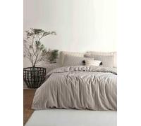 Nuit Des Rêves Ranforce - Juego de Funda de edredón Individual XXL, 100% algodón, edredón de 155 x 220 cm y Funda de Almohada de 80 x 80 cm, Color Blanco y Negro, Suave, Duradero, Elegante Ropa de