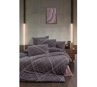 Nuit Des Rêves Ranforce - Juego de Funda nórdica Individual, 135 x 200 cm, 100% algodón, Color Ciruela, Rojo, Rosa y Verde, Lavable a máquina, 145 Hilos, Cierre de botón y sobre, Ropa de Cama