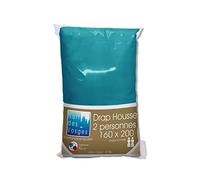 Nuit des Vosges - Cotoval - Funda de colchón para Cama articulada, de algodón Liso, algodón, Canard, 160 x 200