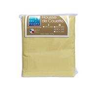 Nuit des Vosges Housse de couette Coton Uni, 100% algodón, Roggen, 220 x 240 cm