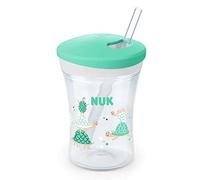 NUK 10255363 Easy Learning Trainer Cup, boquilla (antigoteo, a partir de 8 meses azul azul