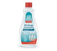 Nuk 10751419 - Recambio concentrado para líquido limpiador especial biberones, 500 ml, producto ideal para limpieza de biberones, tetinas y accesorios, sin perfume, pH neutro, frasco 100% reciclado