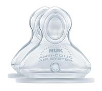 NUK - 2 tetinas First Choice, talla 1 (0-6 meses), piercing Lait M