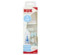 NUK Biberón, 300 ml, anticólicos, control de temperatura, sin BPA, tetina de silicona, Disney First Choice+, 6-18 meses, Mehrfarbig