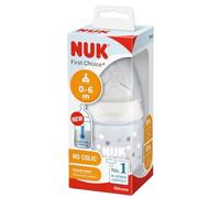 NUK BIBERÓN CUELLO ANCHO FIRST CHOICE+ 150ML SILICONA T1 M - Biberones