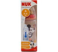 Nuk Biberón Fc+ Pp con Tetina de Látex Mickey Mouse 0-6 Meses 300ml
