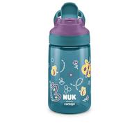 NUK By Contigo Easy Sip Cup - Botella para niños (a partir de 4 años) antifugas, fabricada en Tritan resistente, sin BPA, apta para lavavajillas, 420 ml, natural