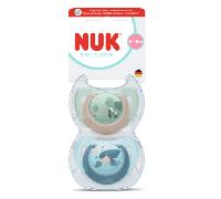 Nuk Chupete First Choice Silicona Tortuga/Ballena 6-18m 2 uds