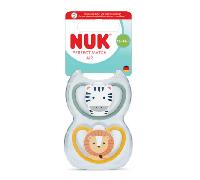 Nuk Chupete Perfect Macht Air Silicona Zebra/León 18-36m 2 uds