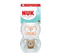 Nuk Chupete Perfect Macht Air Silicona Zorro/0so 0-2m 2 uds