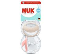 Nuk Chupete Perfect Macht Silicona Rojo/Beige 0-6m 2 uds
