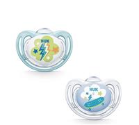 Nuk Chupete Space 18-36 Meses Silicona // Precio, Comprar n/a 1 Unidad (Colores Aleatorios)