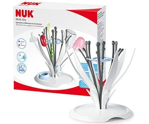 NUK Escurridor de biberones Multi Dry, goteo hasta 6 biberones