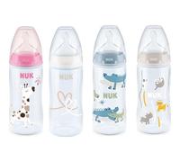 Nuk First Choice+ Biberón Control de Temperatura Flow Control Silicona 6-18M 300ml