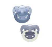 Nuk First Choice Classic Day & Night Chupete 18-36m Azul 2 unidades
