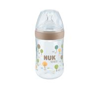 Nuk For Nature Biberón Silicona con Tetina M Marrón 260ml