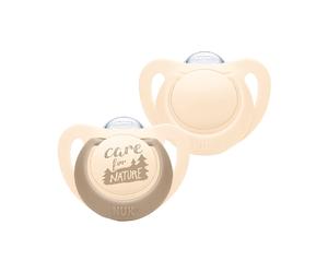 Nuk For Nature Chupete Silicona Beige 6-18m 2 unidades