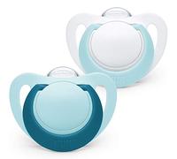 Nuk Genius - Set de 2 chupetes para niño Talla 0 Talla:6-18 meses