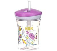 NUK Trinklernset mit drei Trinkaufsatzen lila/rosa NUEVO