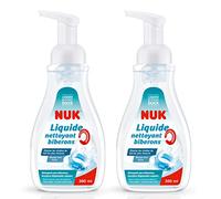 NUK - Líquido limpiador para biberones y accesorios, 2 frascos
