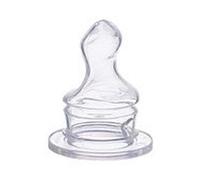 NUK - Lote de 2 tetinas de silicona para leche (a partir de 6 meses), talla 2