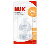 Nuk LVD33580 - Nuk tettarella fc+ silicone 0-6 mesi l 2 pz 1079256, unisex