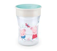 NUK Magic Cup 230 ml, borde para beber 360°, disco de silicona sellable, a partir de 8 meses, sin BPA, color turquesa