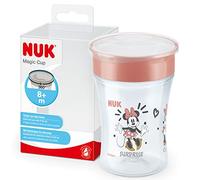 NUK Magic Cup vaso antiderrame bebe | Borde a prueba de derrames de 360° | +8 meses | Sin BPA | 230 ml | Disney Minnie Mouse | 1 unidad