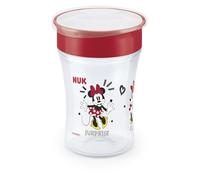 NUK Magic Cup vaso aprendizaje bebe | +8 meses | 230 ml | Borde a prueba de derrames de 360° para beber desde cualquier lado | A prueba de fugas | Disney Minnie Mouse
