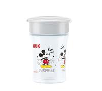 NUK Magic Cup vaso aprendizaje bebé, 8+ meses, Ratoncito Mickey, Vaso bebé 230 ml, borde antiderrame de 360°, 1 unidades