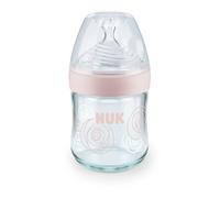 NUK Nature Sense 10211022 - Botella de cristal (120 ml), color rosa
