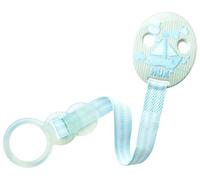 NUK NK10750454 - Sujeta-chupetes duo, color azul claro