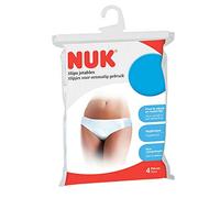 NUK, para mujer, braga 4 braguitas desechables (talla XL), color blanco