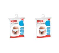 NUK, para Mujer, Braga 4 Braguitas Desechables (Talla XL), Color Blanco (Paquete de 2)