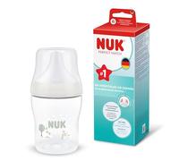 NUK Perfect Match Biberón | 0+ meses | 150 ml | Biberón anticólicos | PP | Indicador de control de temperatura | Oveja | 1 unidad