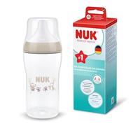 NUK Perfect Match Biberón | 3+ meses | 260 ml | Biberón anticólicos | PP | Indicador de control de temperatura | Mono | 1 unidad