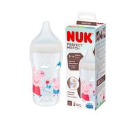 Nuk Perfect Match Silicone_ Botella Flow M_ Peppa - 260ml