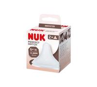 Nuk Perfect Match Tetina Silicona +6M XL 2uds