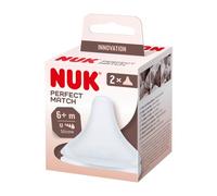 Nuk Perfect Match Tetina Silicona Anticólico Flow Control 2uds