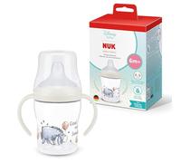 NUK Perfect Match Vaso de Aprendizaje Bebe | 6+ meses | 150 ml | Vaso antiderrames para niños pequeños | Asas antideslizantes | Disney Winnie the Pooh | 1 unidad